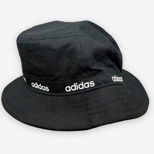 Adidas Womens Bucket Hat Adult One Size Black‎ Spellout Hip Hop Dance Rapper